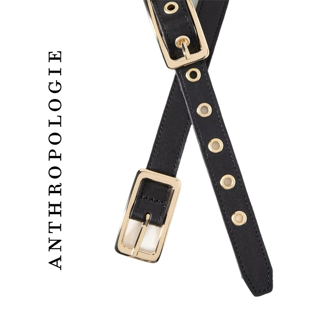 Anthropologie Double Buckle Belt